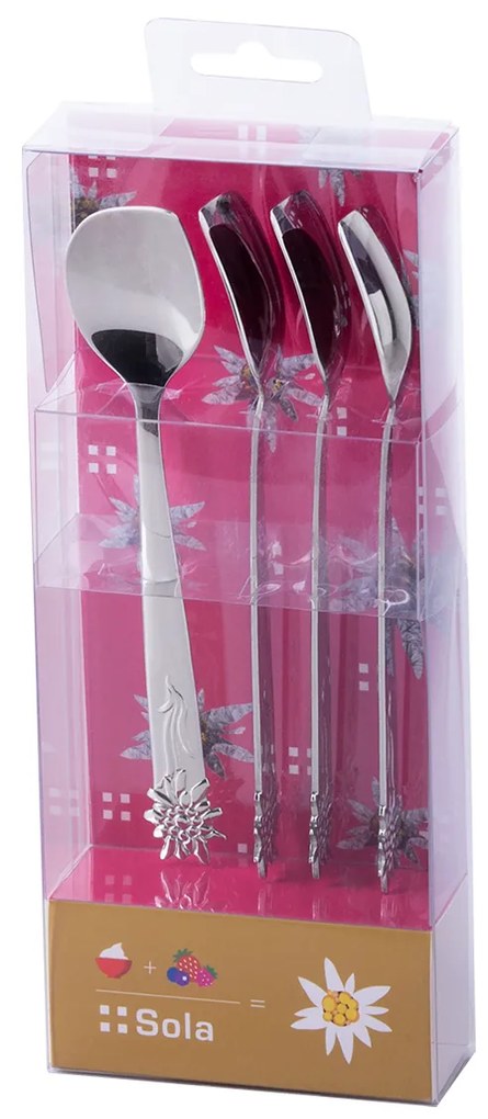 Jogurtová lyžička set 4 ks – Edelweiss - 180038