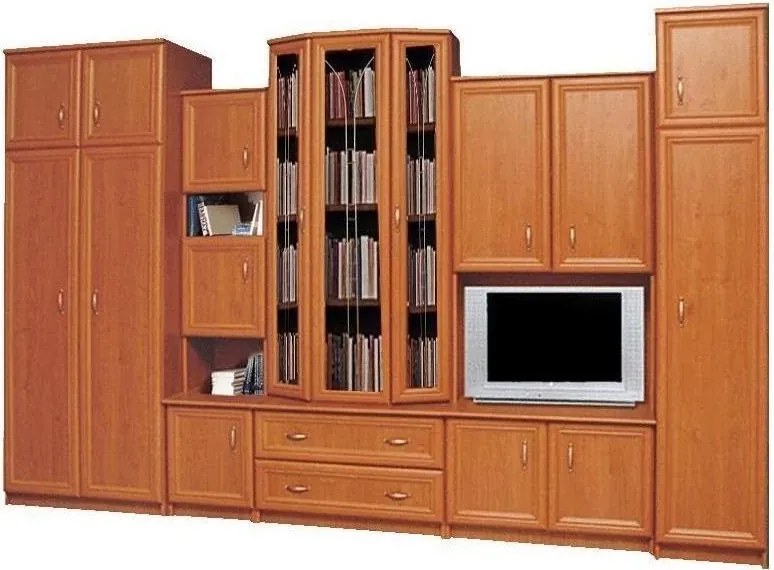 Obývacia stena Daga, Buk/Buk (U9 satyna)