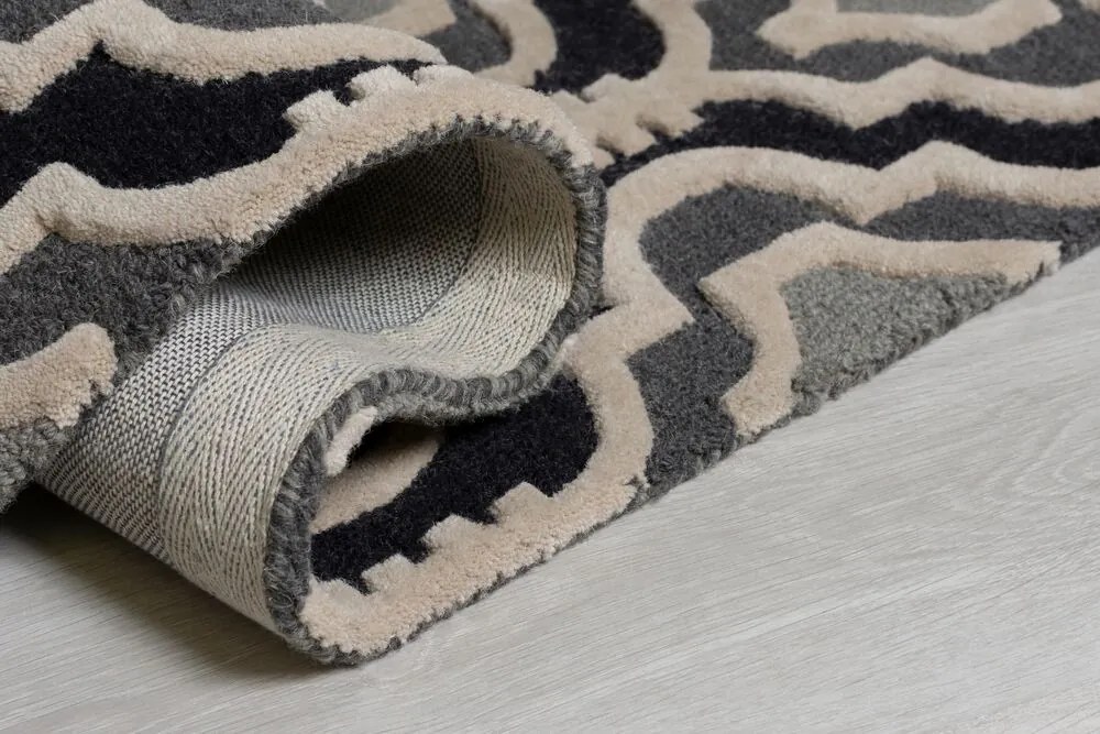 Flair Rugs koberce Kusový koberec Moorish Amira Grey - 200x290 cm