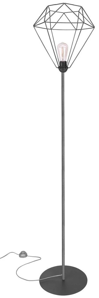 Stojacia lampa Fusion, 1x drôtené tienidlo (výber zo 4 farieb), d