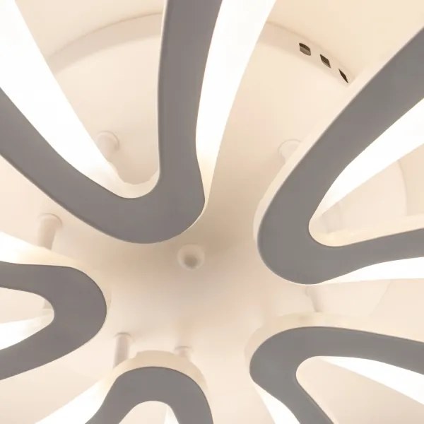 Brilagi - LED Stmievateľný prisadený luster TWIST LED/55W/230V 3000-6500K biela + DO