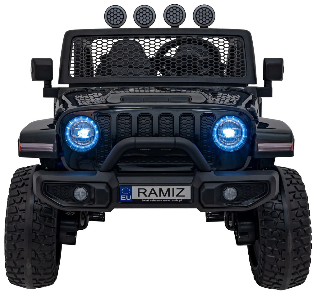 RAMIZ Elektrická autíčko OFF-ROAD 3.0 - čierne - 4x35W- BATÉRIA - 12V14Ah - 2024