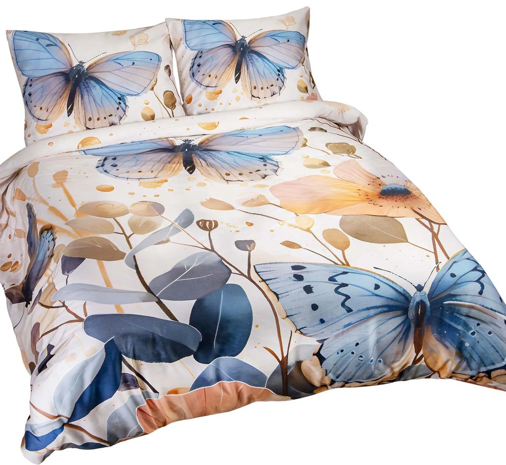 SATÉNOVÉ OBLIEČKY SATYNLOVE PREMIUM 160X200 CM, 2KS 70X80 CM VZOROVANÉ