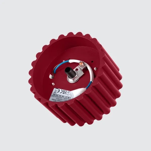 Sollux SL.1822 - Bodové svietidlo AURA 1xGX53/10W/230V 6 cm červené