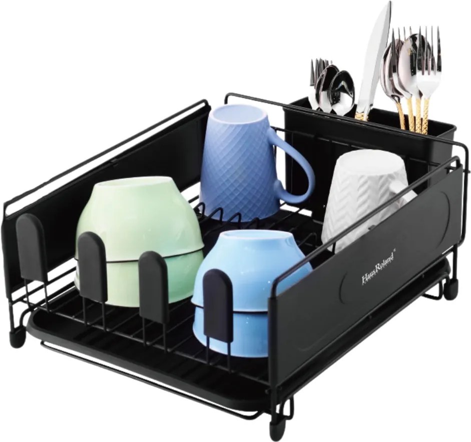 Haus Roland Odkvapkávač riadu, čierny