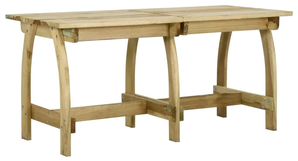 vidaXL Záhradný stôl 160x74x75 cm impregnované borovicové drevo