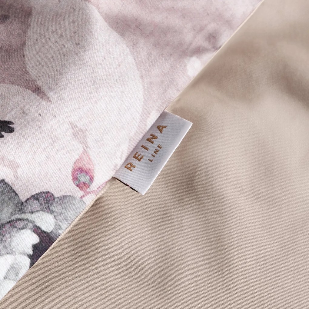 MAKOSATÉNOVÉ OBLIEČKY REINA51 200X220 CM, 2 KS 70X80 CM KVETY