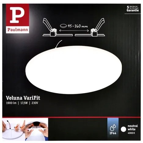 Paulmann 92392 - LED/17,5W IP44 Kúpeľňové podhľadové svietidlo VARIFIT 230V