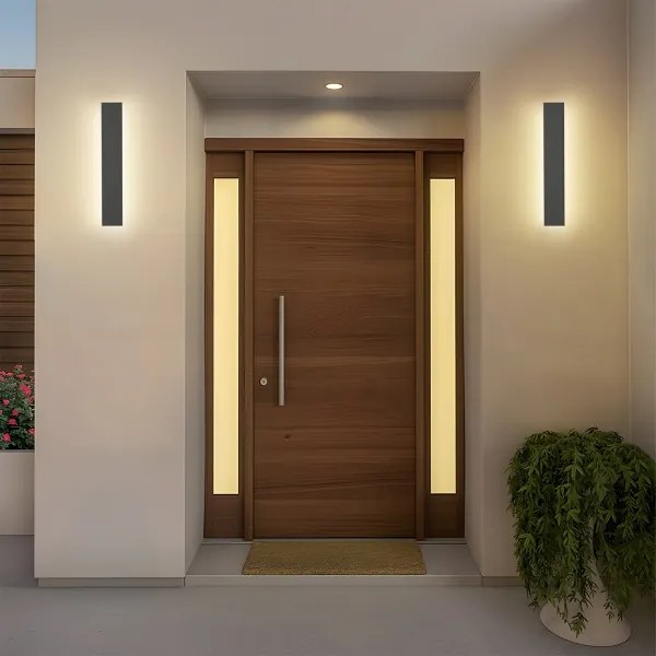 Brilagi - LED vonkajšie nástenné svietidlo LINEAR LED/8W/230V 3000K IP65 antracit