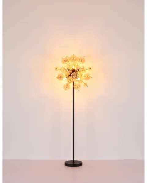 Globo 15633SA - Stojacia lampa UDO 6xE14/25W/230V zlatá