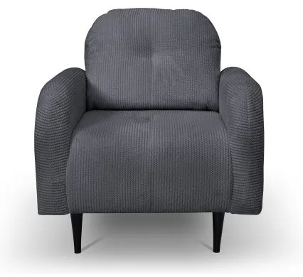 Čalúnené kreslo CLOUDY sivé