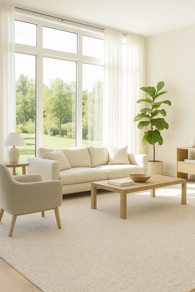 Lano, Metrážny koberec Malmo 2513, na mieru, šíře 3m,4m,5m, béžová, filc, obývacia izba