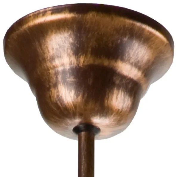 Luster na reťazi RETRO II 5xE27/60W/230V patinovaný bronz