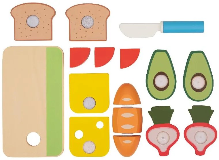 lupilu® Drevené hračkárske potraviny (800011298)