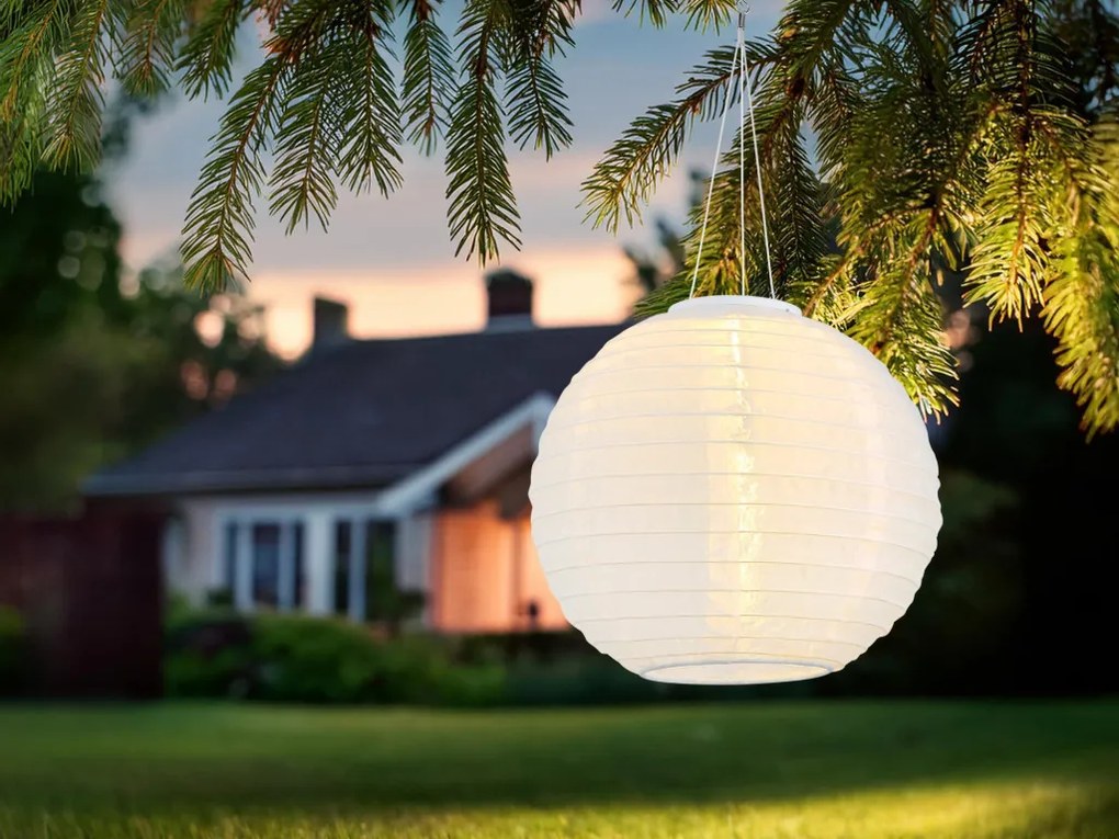 Solárne osvetlenie 30x55 cm, biele