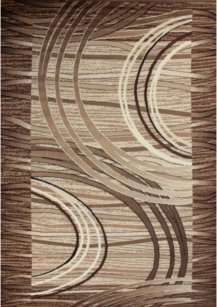 Kusový koberec PP Zaros hnedý, Velikosti 80x150cm