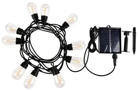 Rabalux 77165 vonkajšia solárna dekoratívna LED reťaz Zirc, 3,6 W, 2700K, 35lm, IP44
