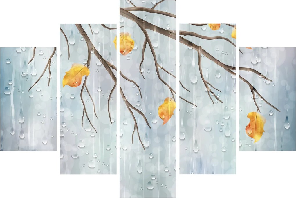 Obraz - Daždivý jeseň (150x105 cm)