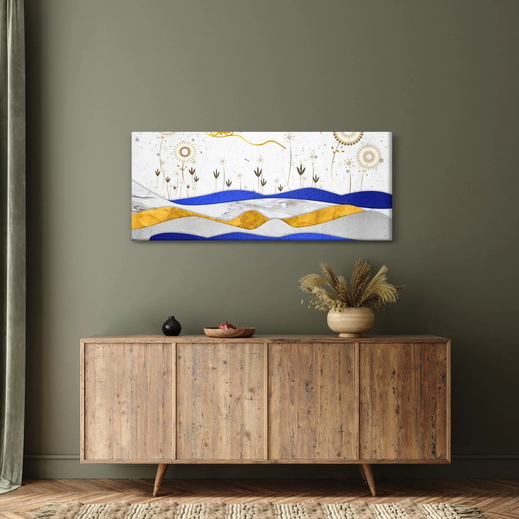 Obraz - Zlaté hory (120x50 cm)