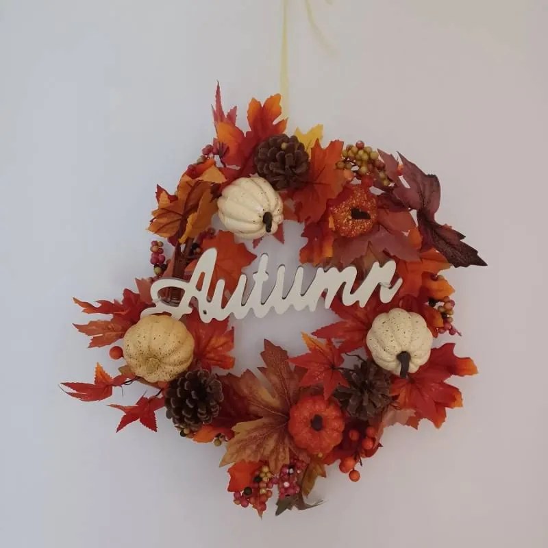 DECOLED Jesenný veniec, d. 48 cm