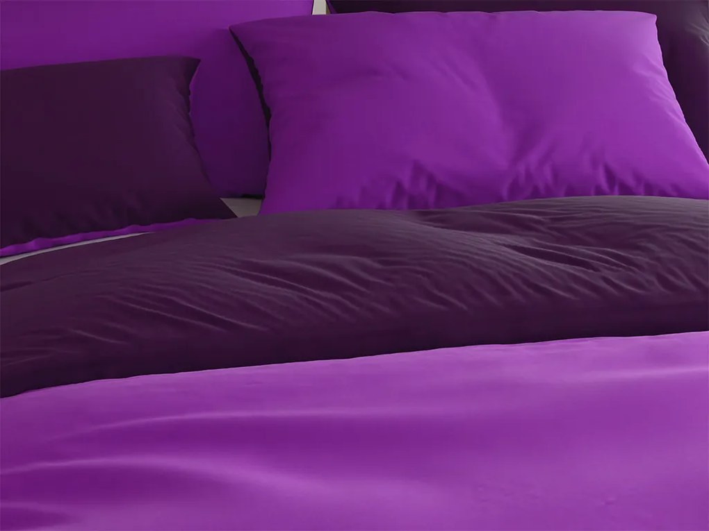 Bavlnené obliečky VIOLETTA fialové Rozmer obliečky: 70 x 90 cm | 140 x 200 cm