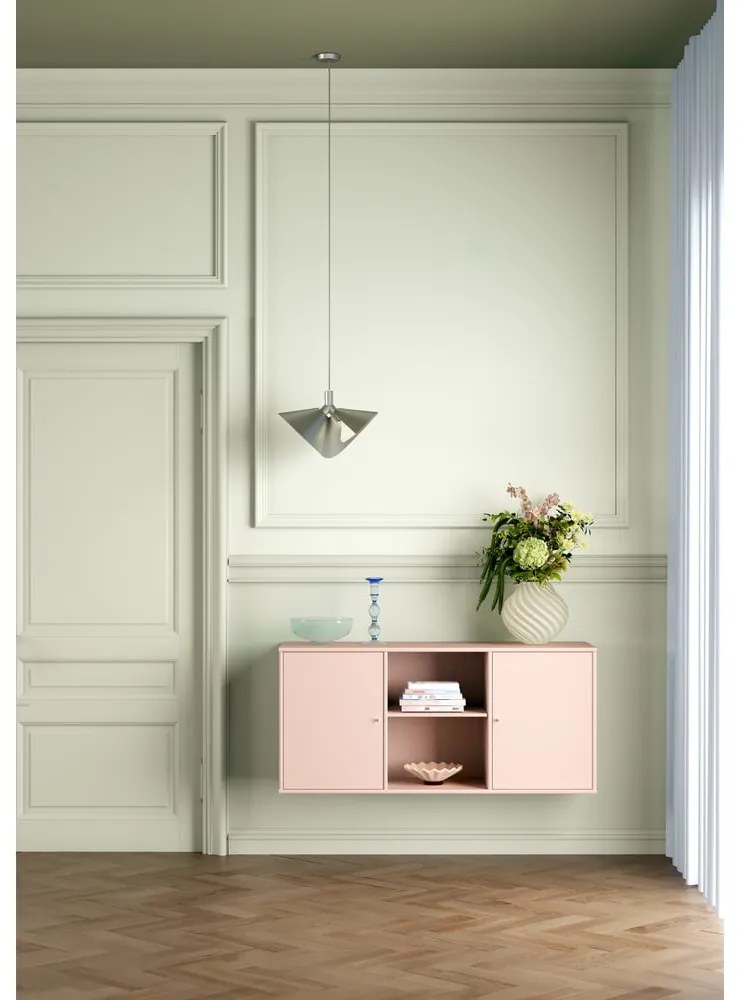 Svetloružová závesná komoda 133x61x42 cm Mistral – Hammel Furniture