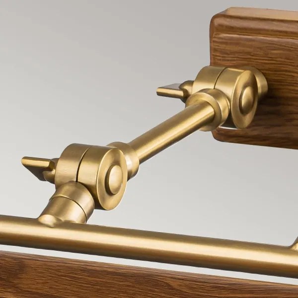 Elstead WINCHFIELD-PLL-AB-OAK - Obrazové svietidlo WINCHFIELD 4xE14/40W/230V dub