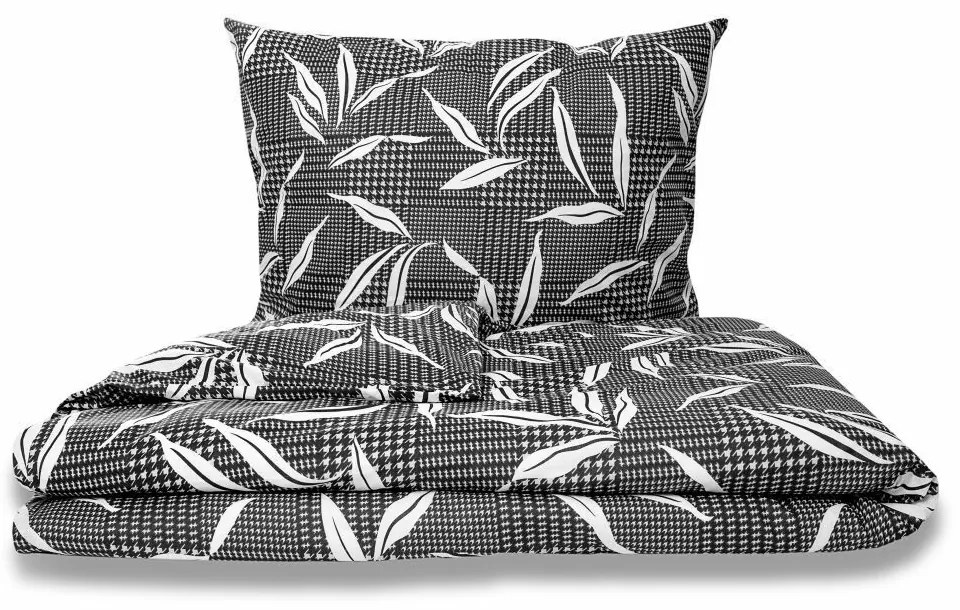 Kvalitex Bavlnené obliečky Osaka sivá, 220 x 200 cm, 2 ks 70 x 90 cm