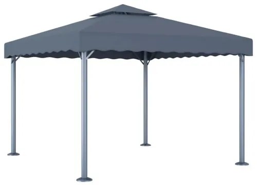 vidaXL Altánok 300x300 cm, antracitový-