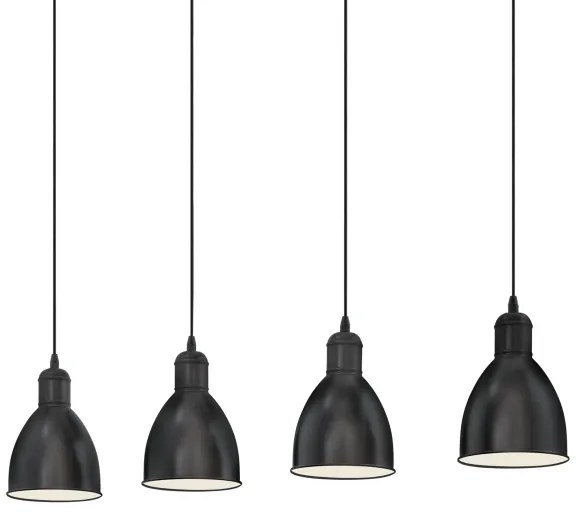 Eglo 49466 - Luster PRIDDY 4xE27/60W/230V