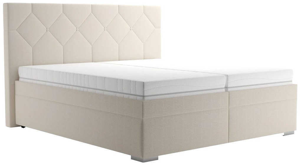 Manželská posteľ: gela 180x200 (bez matracov)