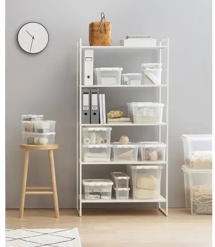 SmartStore Úložný box s bielymi klipmi Classic, 2 l, 2 l