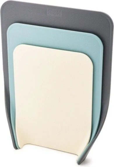 Súprava 3 sivo-modrých dosiek Joseph Joseph Nest Chop