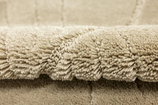 Kúpeľňový koberček Shell svetlobéžový