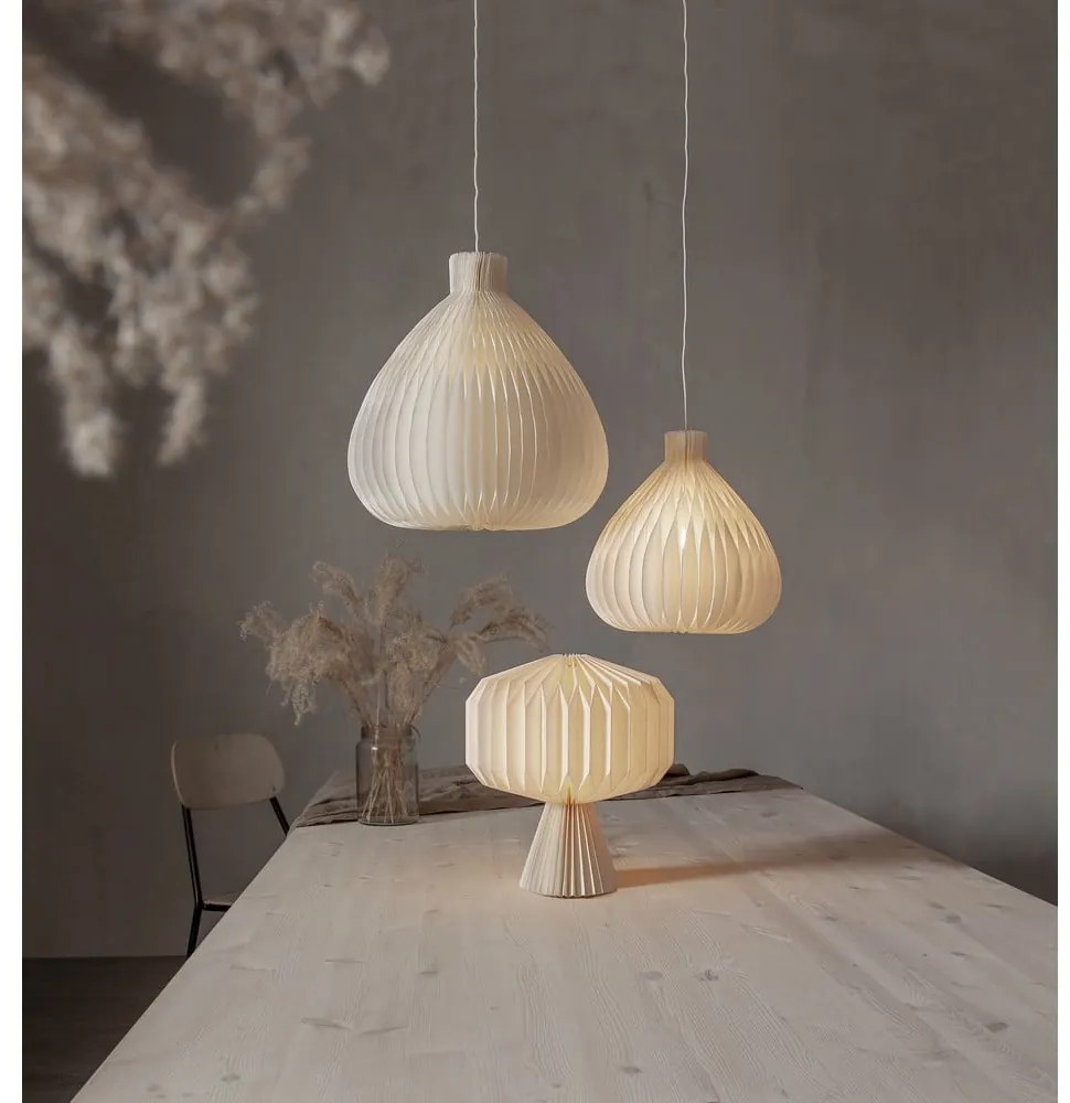 Krémovobiele tienidlo ø 28 cm Honeycomb – Star Trading