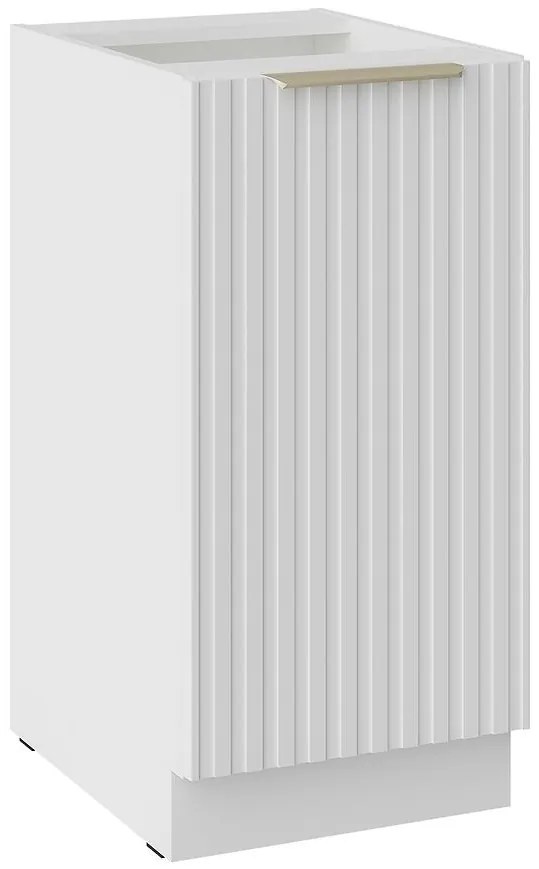 Kuchynská Skrinka Tuluza 40D 1F BB biely mat lamel