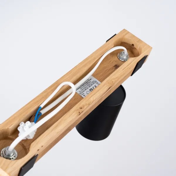 Sollux SL.1344 - Bodové svietidlo FAGER 2xGU10/10W/230V čierna