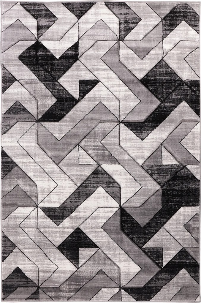 Koberec Cosmic Carving 5103 GREY rozmery koberec: 120x170 cm