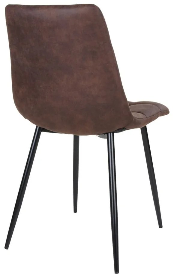 Súprava 2 tmavohnedých jedálenských stoličiek House Nordic Middelfart