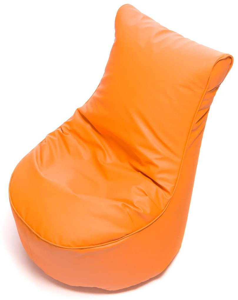INTERMEDIC SK Sedací Vak Seat S Ekokoža Farba: E04 - Oranžová pomaranč (ekokoža)