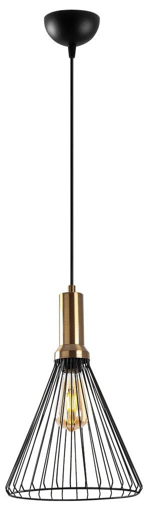 Závesné svietidlo Dear IV čierne