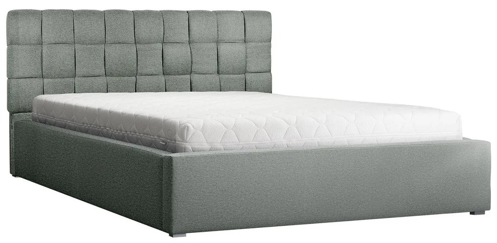 Posteľ s priestorom Kinec, Rozmer postele: 200x200, Dostupné poťahy: Malmo 13 378
