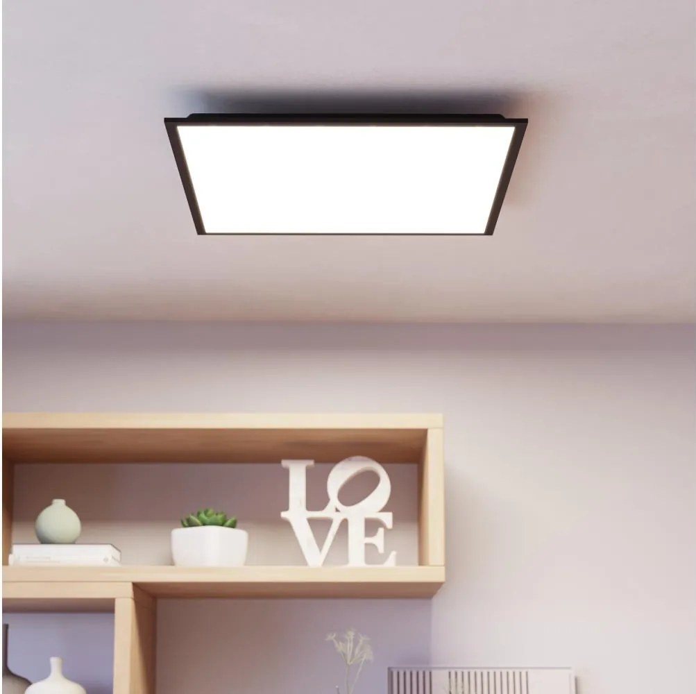 Eglo 901507-LED RGBW stmievateľný prisadený panel MORADILLO-Z LED/33W/230V 60x60cm čierny