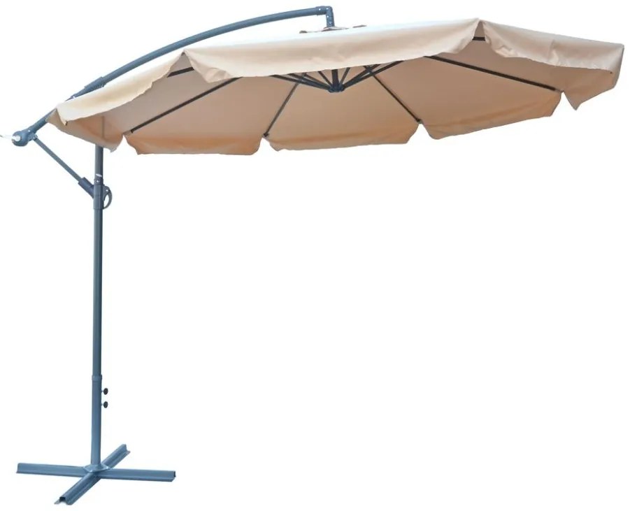 Rojaplast Slnečník EXCLUSIVE boční, béžový