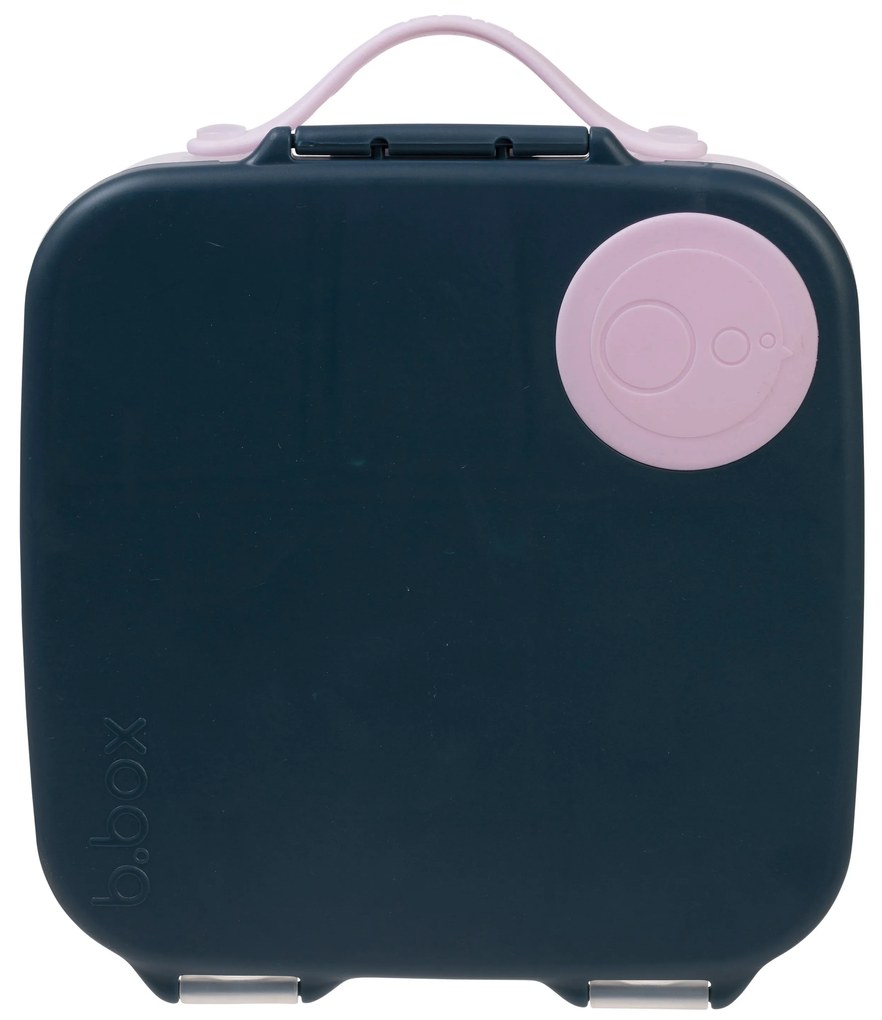 Desiatový box veľký - indigo/ružový