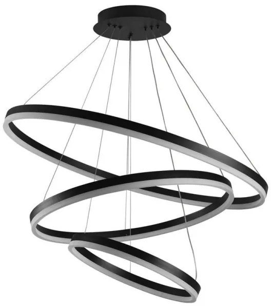 LED Stmievateľný luster na lanku LED/125W/230V 3000-6500K + diaľkové ovládanie