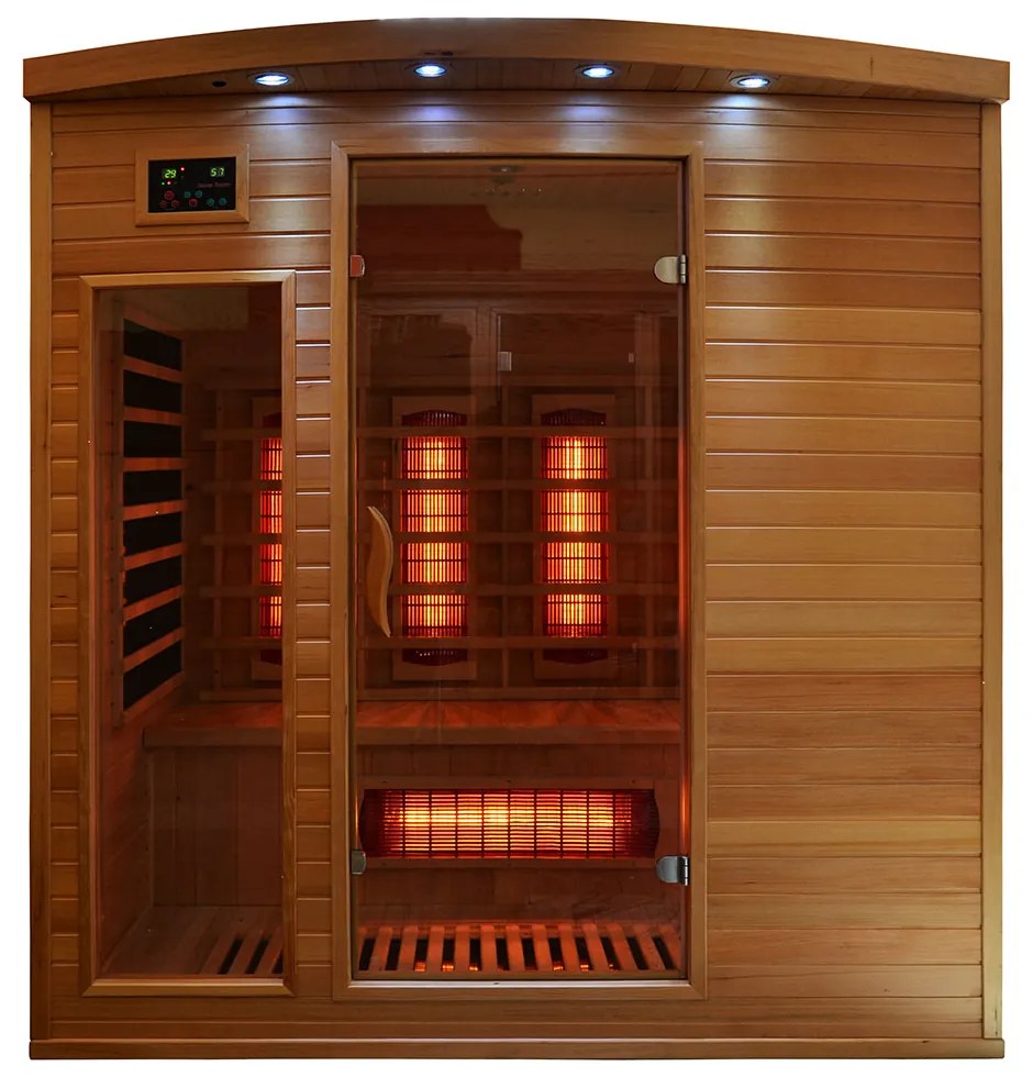 M-Spa - Infrasauna karbón-keramika pre 4 osoby 175 x 135 x 190 cm 2,6 kW (MSPACP4)