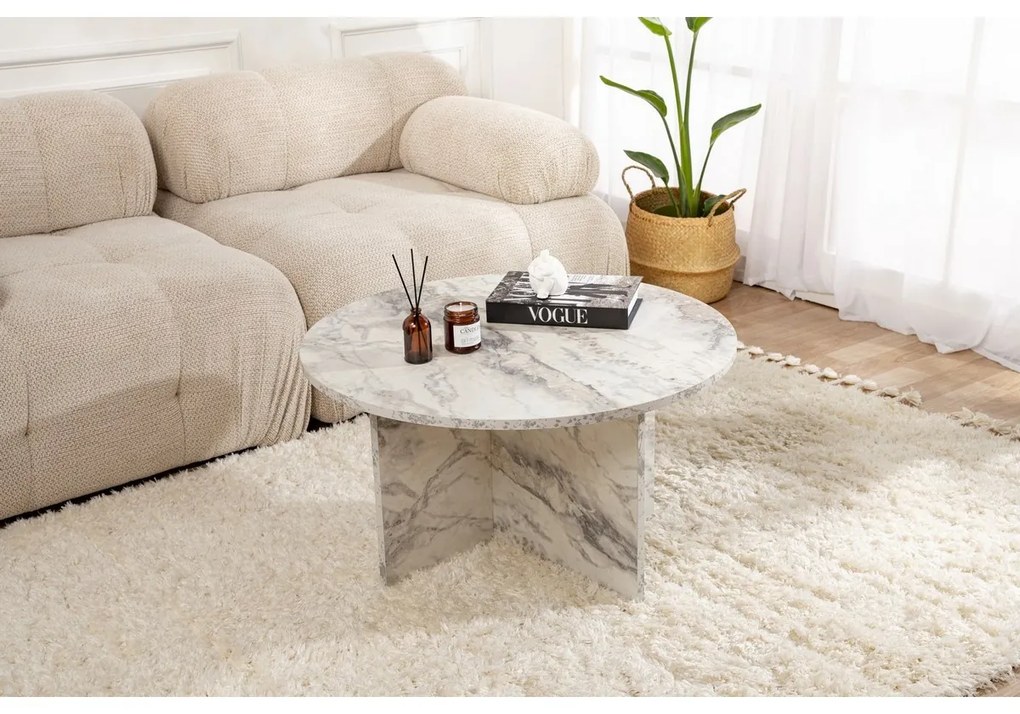 Konferenčný stolík Harmo Freesia Marble