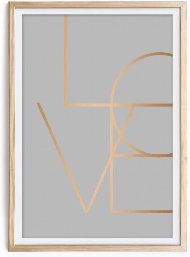 Obraz v ráme Velvet Atelier Love, 60 × 40 cm