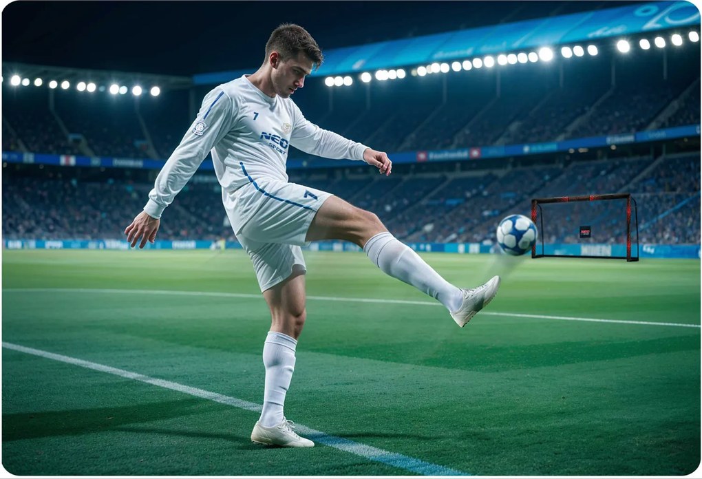 Neo-Sport Futbalová bránka 300 x 200 x 120 cm NS-473 čierno-červená